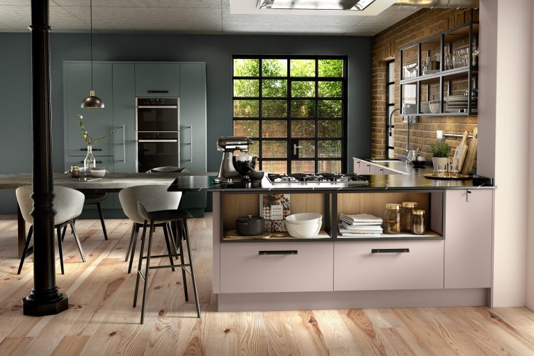 Handleless with open shelving